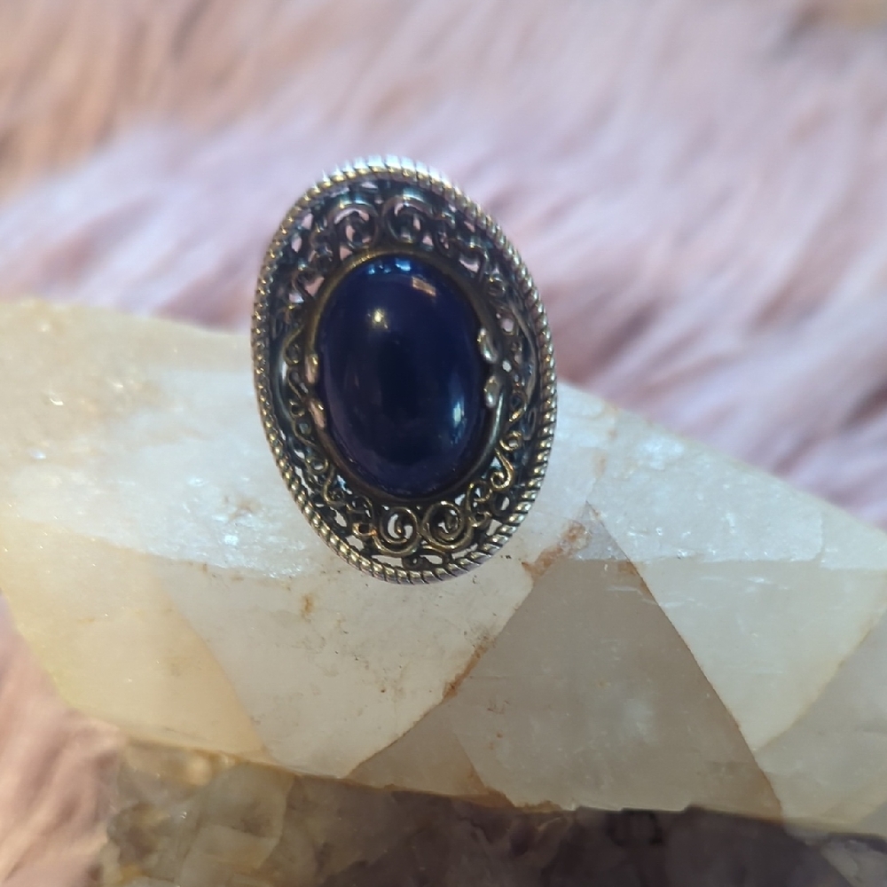Carolyn Pollack Relios Lapis Ring Size 7